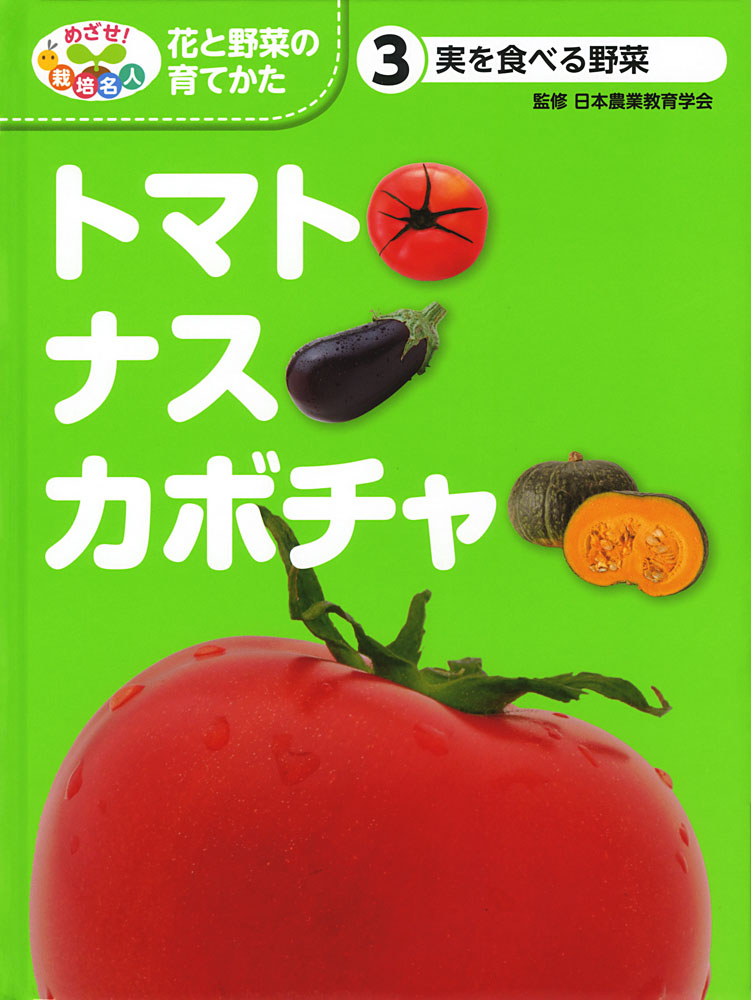 実を食べる野菜　トマト・ナス・カボチャ